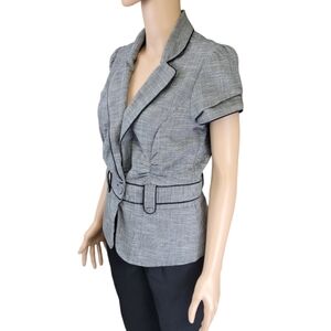 Maurices Womens Buissness/Office Casual Gray Blazer Size M